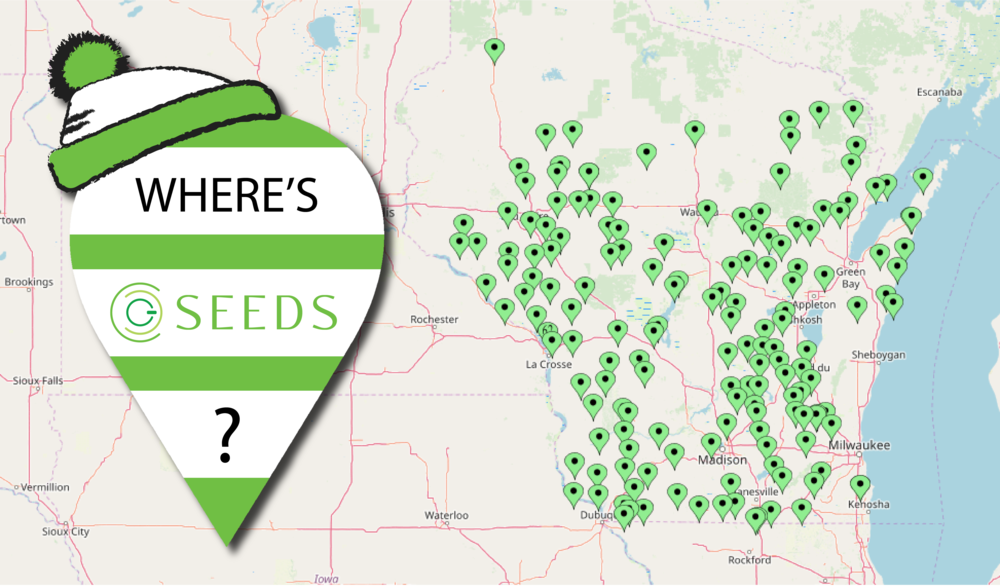 Where's SEEDS? map with locations