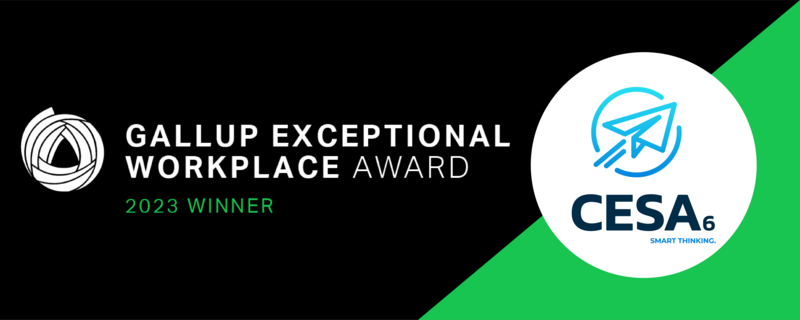 Gallup Exceptional Workplace Award 2023 Winner - CESA 6