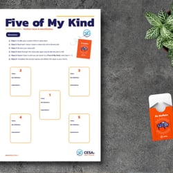Be Buffalo Card Deck with Five of My Kind Tool