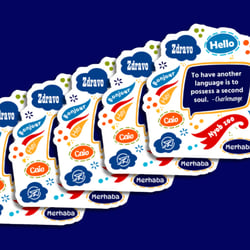 Language & Culture Stickers