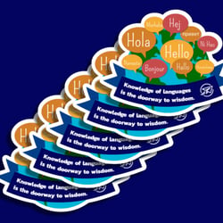 Language & Culture Stickers