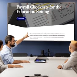 Payroll Checklists for the Education Setting Course
