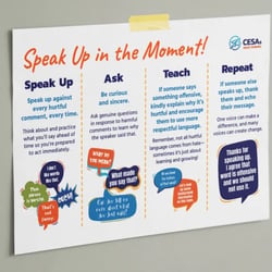 Speak Up in the Moment Posters