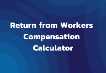Return from Workers Compensation Checklist