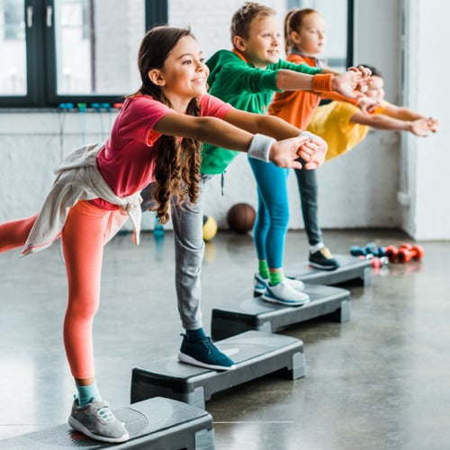 Children balancing