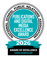 NSPRA 2026 Award of Excellence Badge