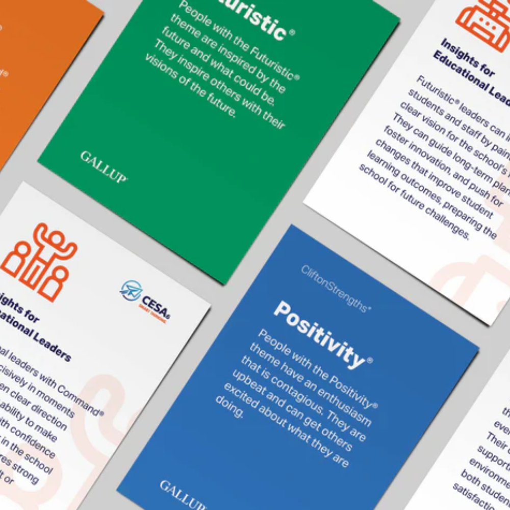 Positivity and other cards for leaders