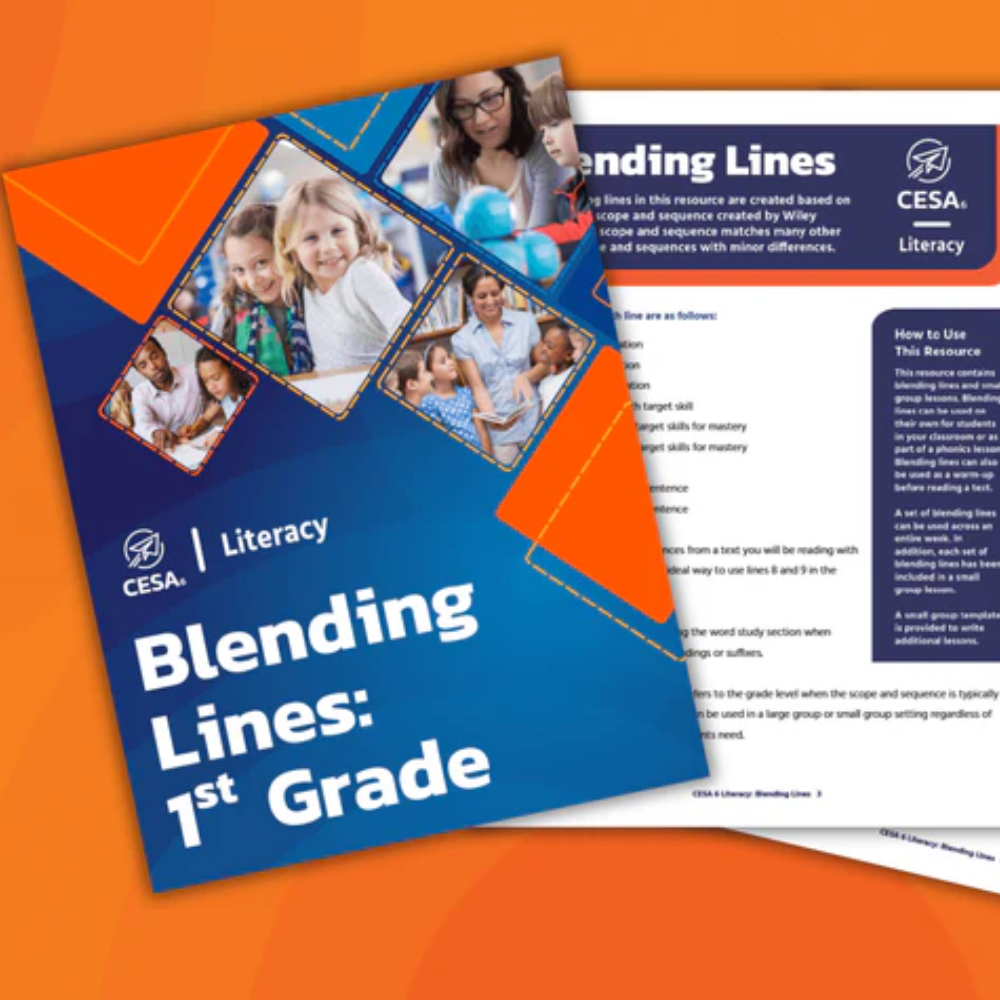 Blending lines 1st Grade