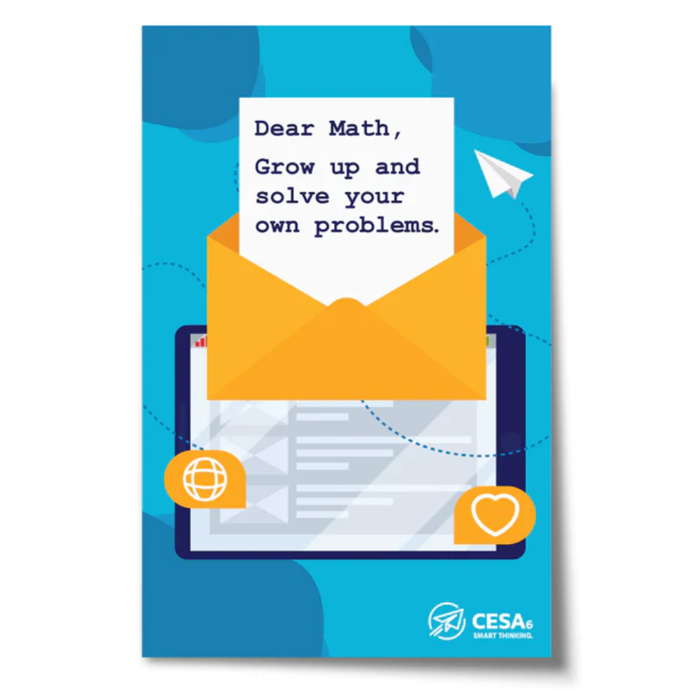 Dear math, Grow up and solve your own problems