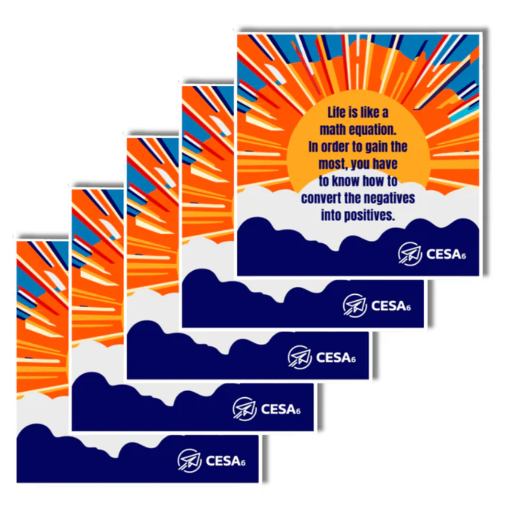 Sunrise stickers math