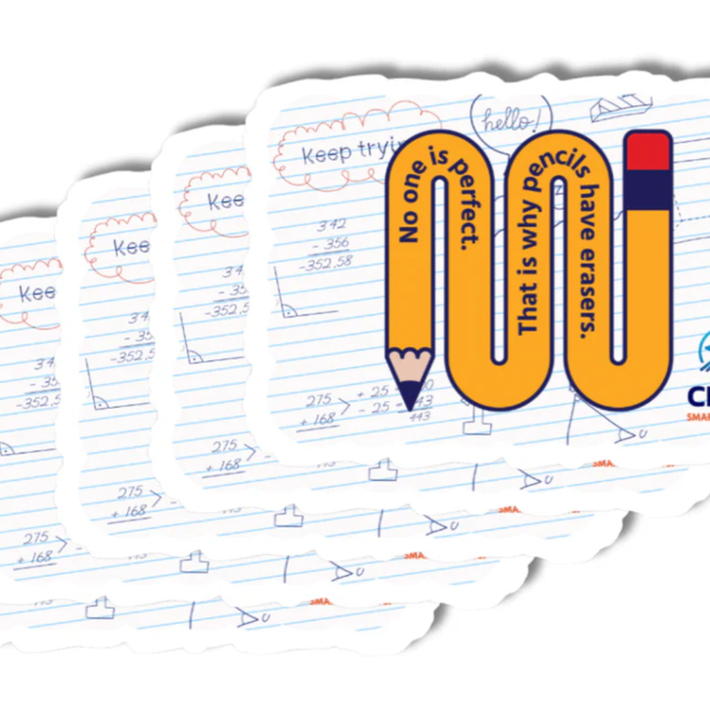 Squiggly pencil stickers