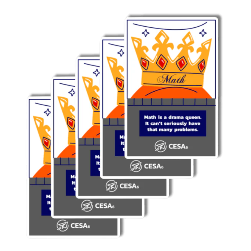 Math Crown stickers