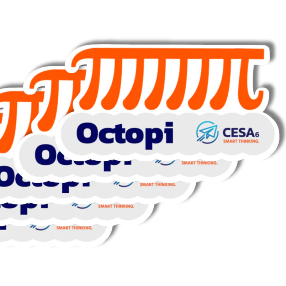 Octo-pi sticker