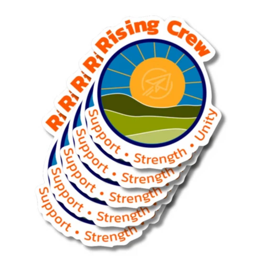 Rising Crew Stickers