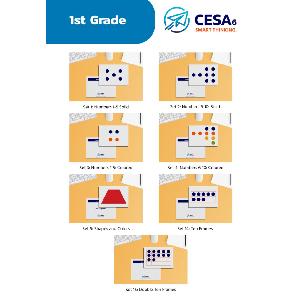 Subitiziong cards 1st grade