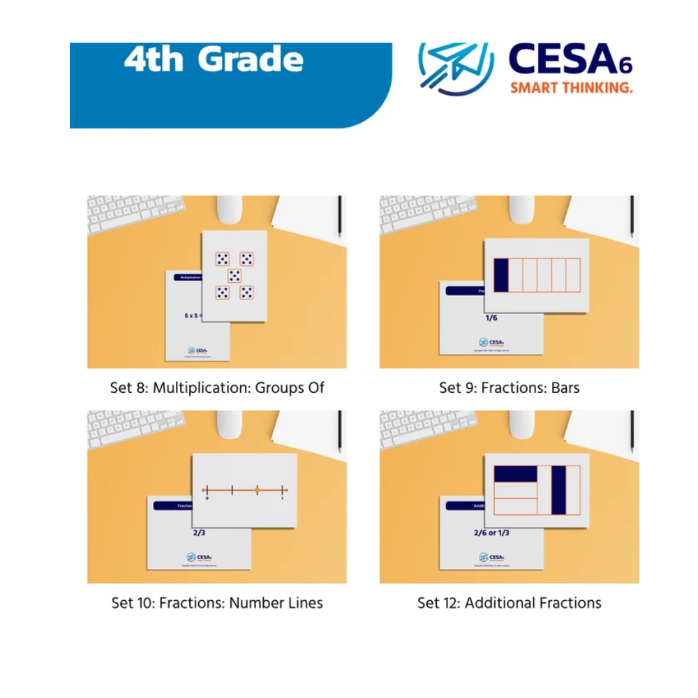 Subitizing 4th grade cards