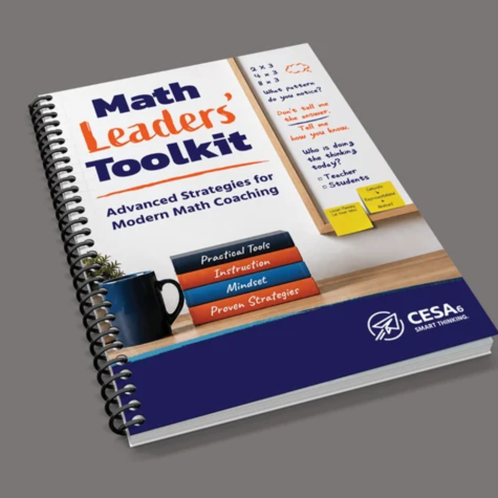 Coil bound book Math Leaders toolkit
